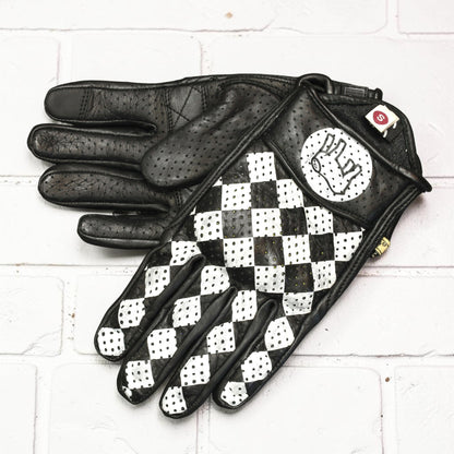 HOLYFREEDOM ホーリーフリーダム パンチングレザーグローブ "BULLIT GLOVES 2026" 【ホワイト/ブラック】