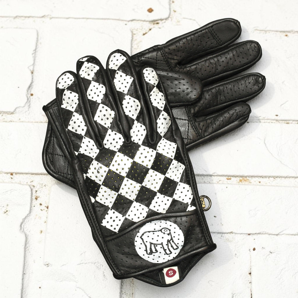 HOLYFREEDOM ホーリーフリーダム パンチングレザーグローブ "BULLIT GLOVES 2026" 【ホワイト/ブラック】