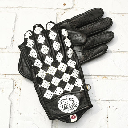 HOLYFREEDOM ホーリーフリーダム パンチングレザーグローブ "BULLIT GLOVES 2026" 【ホワイト/ブラック】