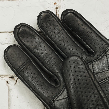 HOLYFREEDOM ホーリーフリーダム パンチングレザーグローブ "BULLIT GREY GLOVES 2026" 【グレー/ブラック】