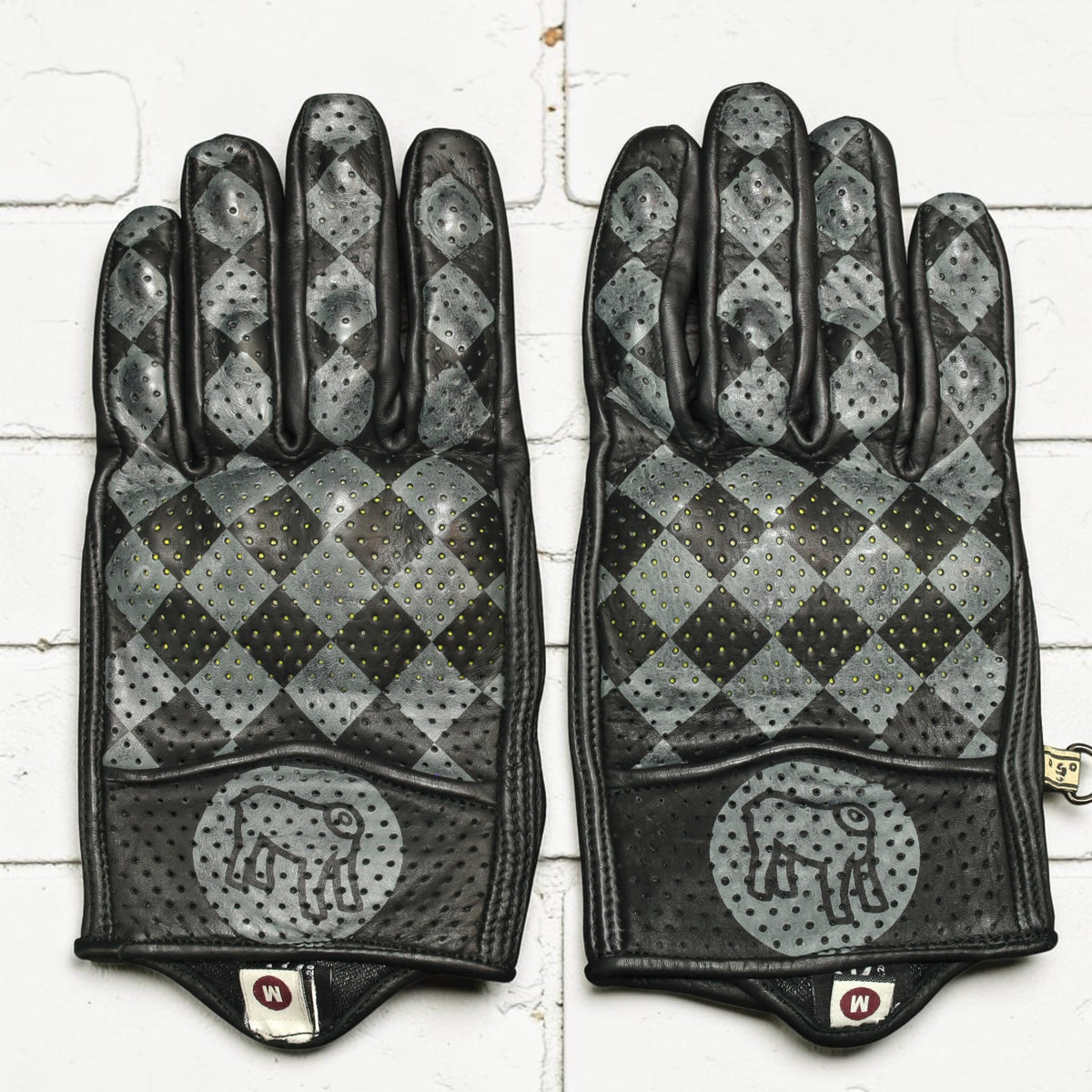 HOLYFREEDOM ホーリーフリーダム パンチングレザーグローブ "BULLIT GREY GLOVES 2026" 【グレー/ブラック】