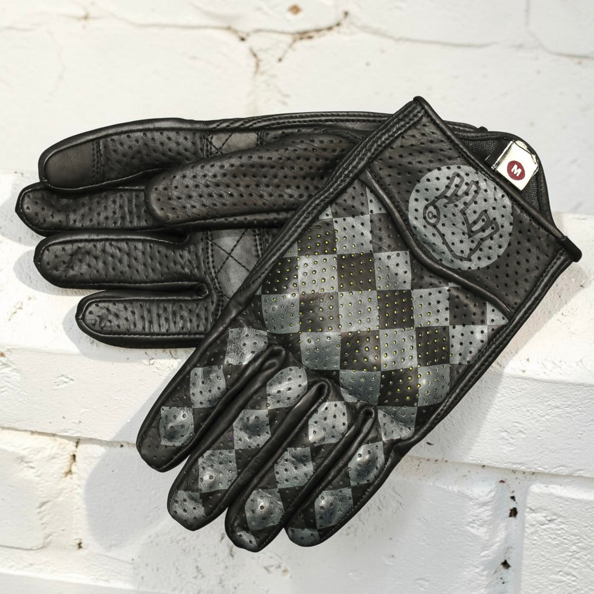 HOLYFREEDOM ホーリーフリーダム パンチングレザーグローブ "BULLIT GREY GLOVES 2026" 【グレー/ブラック】