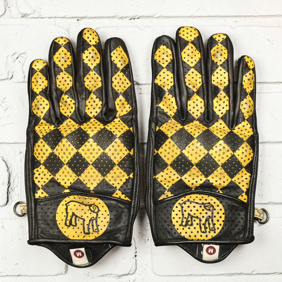 HOLYFREEDOM ホーリーフリーダム パンチングレザーグローブ "BULLIT YELLOW GLOVES 2026" 【イエロー/ブラック】