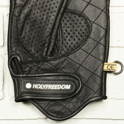 HOLYFREEDOM ホーリーフリーダム パンチングレザーグローブ "BULLIT YELLOW GLOVES 2026" 【イエロー/ブラック】
