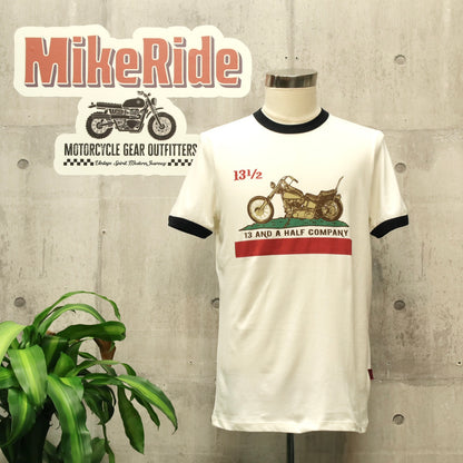 13 1/2 （サーティー アンド ア ハーフ）半袖Tシャツ "Calfolnia Company" 【ホワイト】