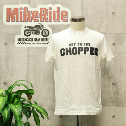 13 1/2 （サーティー アンド ア ハーフ）半袖Tシャツ "Get the Chopper" 【ホワイト】