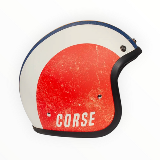 DMD ジェットヘルメット【RETROシリーズ】　”SQUADRA CORSE”  装飾品