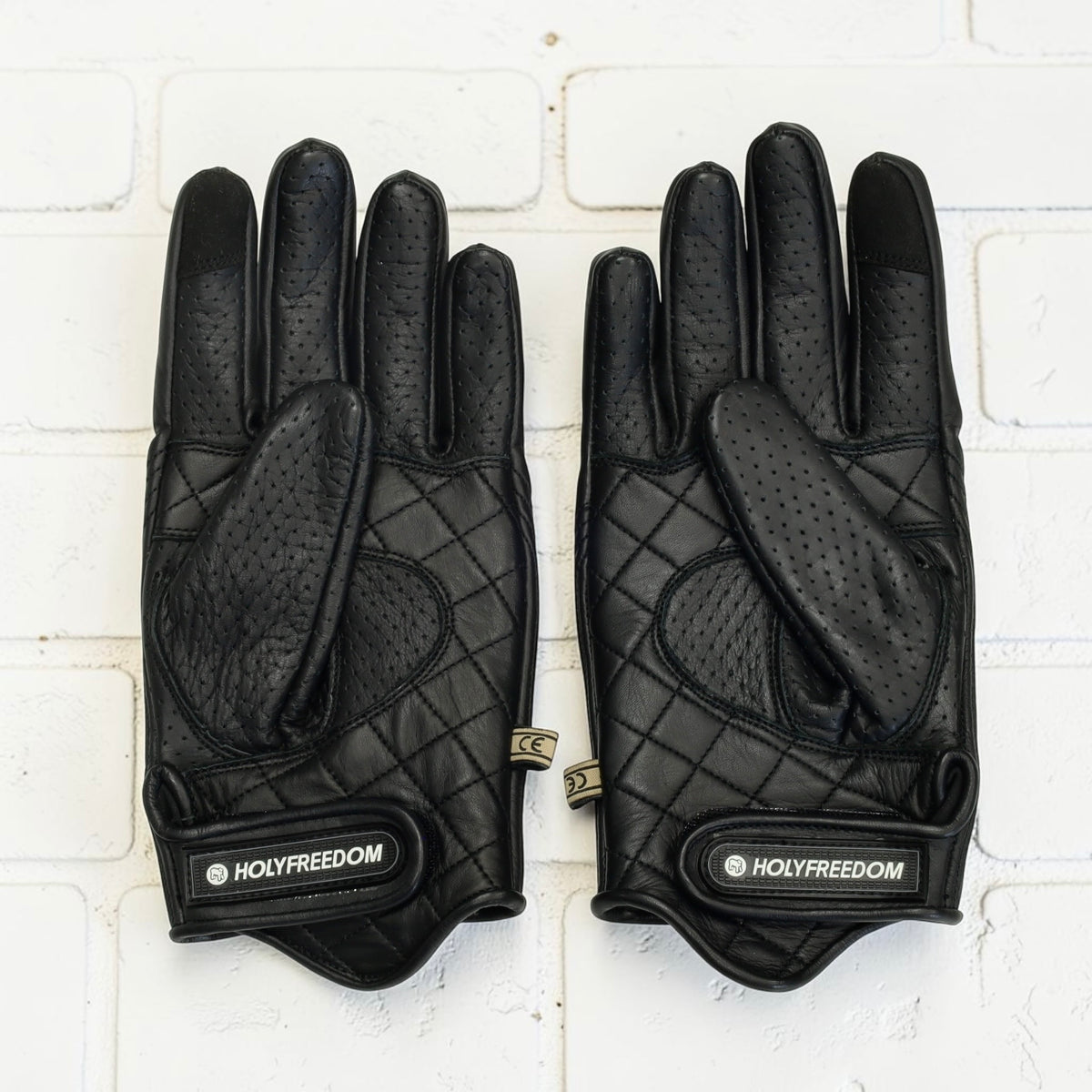 HOLYFREEDOM ホーリーフリーダム レザーグローブ "DALTON GREYGLOVES" 【グレー/ブラック】