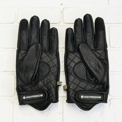 HOLYFREEDOM ホーリーフリーダム レザーグローブ "DALTON GREYGLOVES" 【グレー/ブラック】