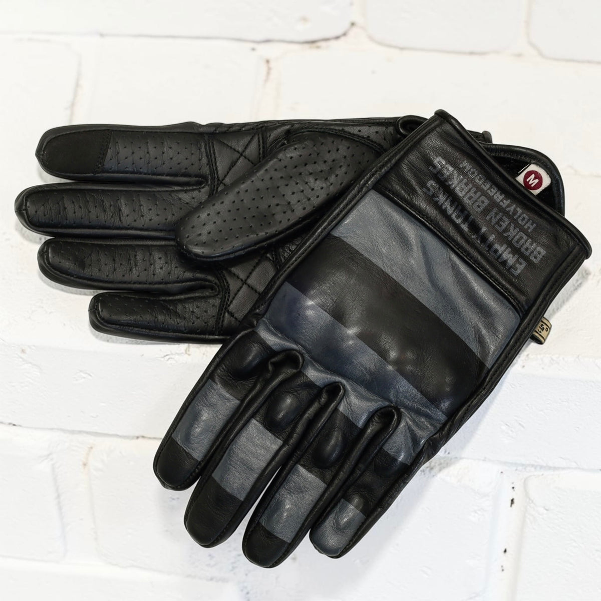 HOLYFREEDOM ホーリーフリーダム レザーグローブ "DALTON GREYGLOVES" 【グレー/ブラック】