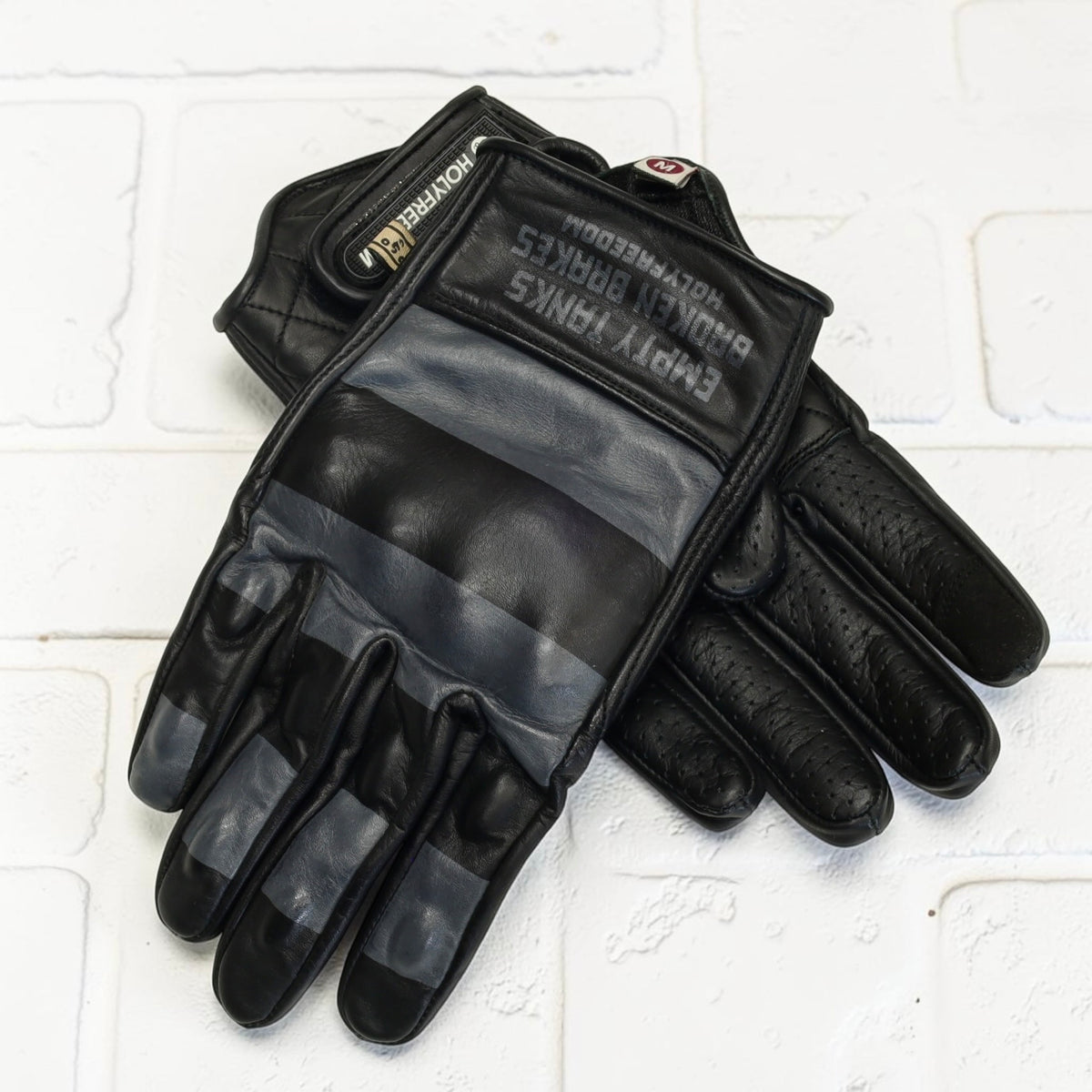 HOLYFREEDOM ホーリーフリーダム レザーグローブ "DALTON GREYGLOVES" 【グレー/ブラック】