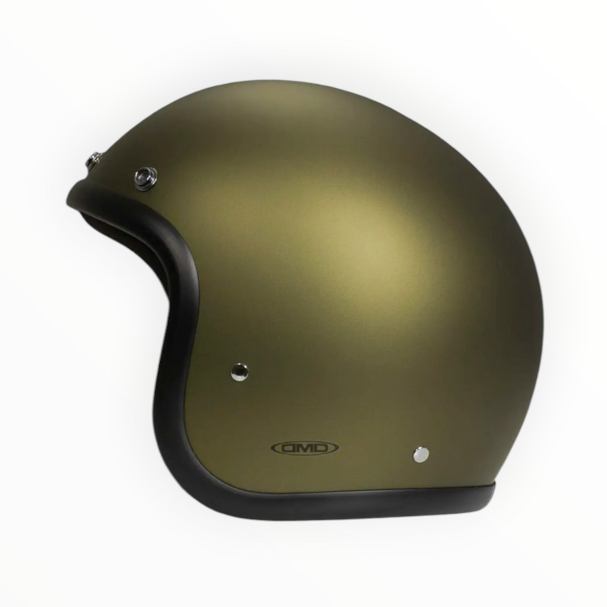 DMD ジェットヘルメット【RETROシリーズ】　”OLIVE GOLD”  装飾品