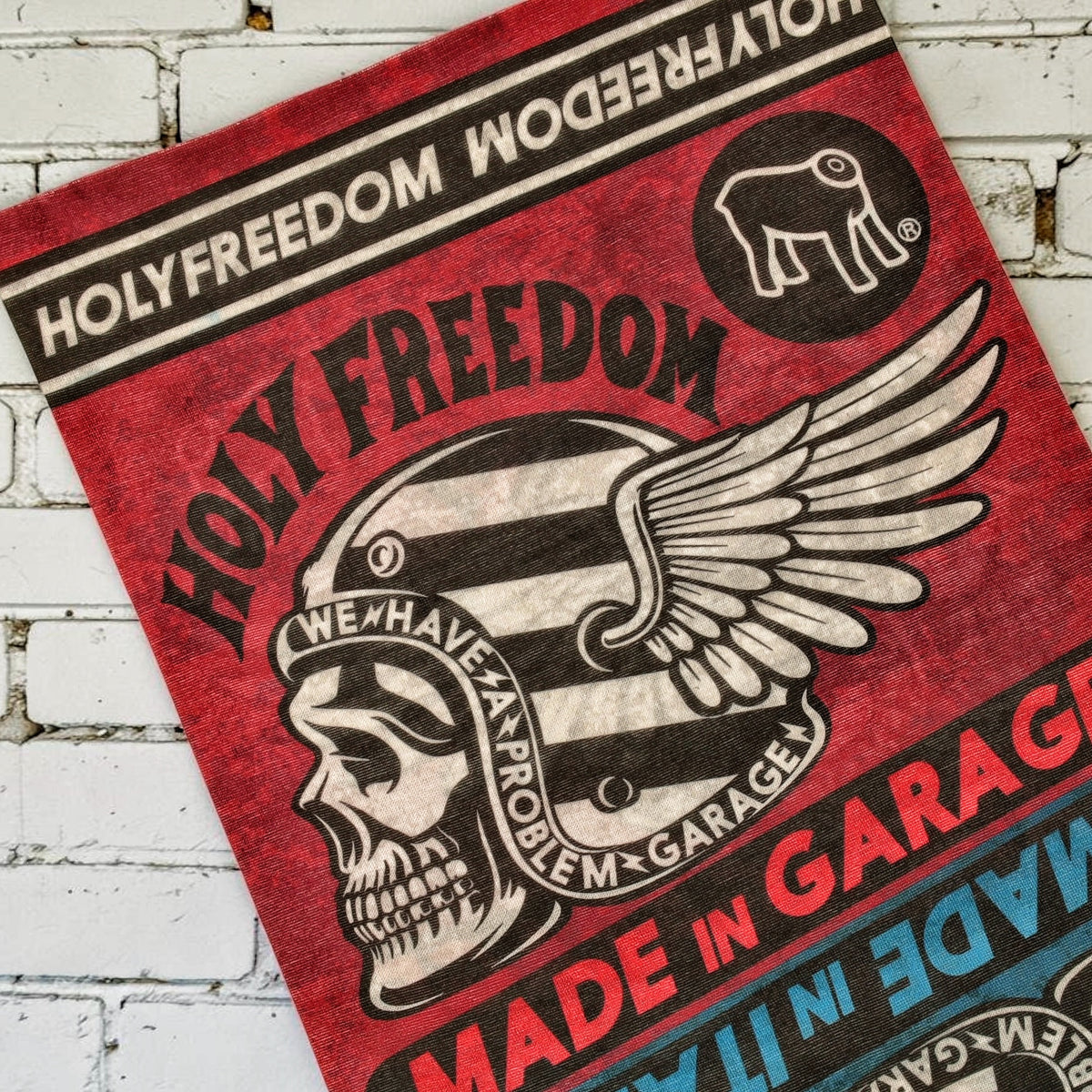HOLYFREEDOM （ホーリーフリーダム）ネックチューブ "MULTI FUNCTION TUBULAR -SIR POKER SKULL 2805" 【Primaloft】