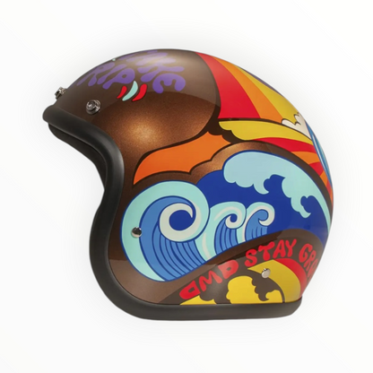 DMD ジェットヘルメット【RETROシリーズ】　”TRIP”  装飾品