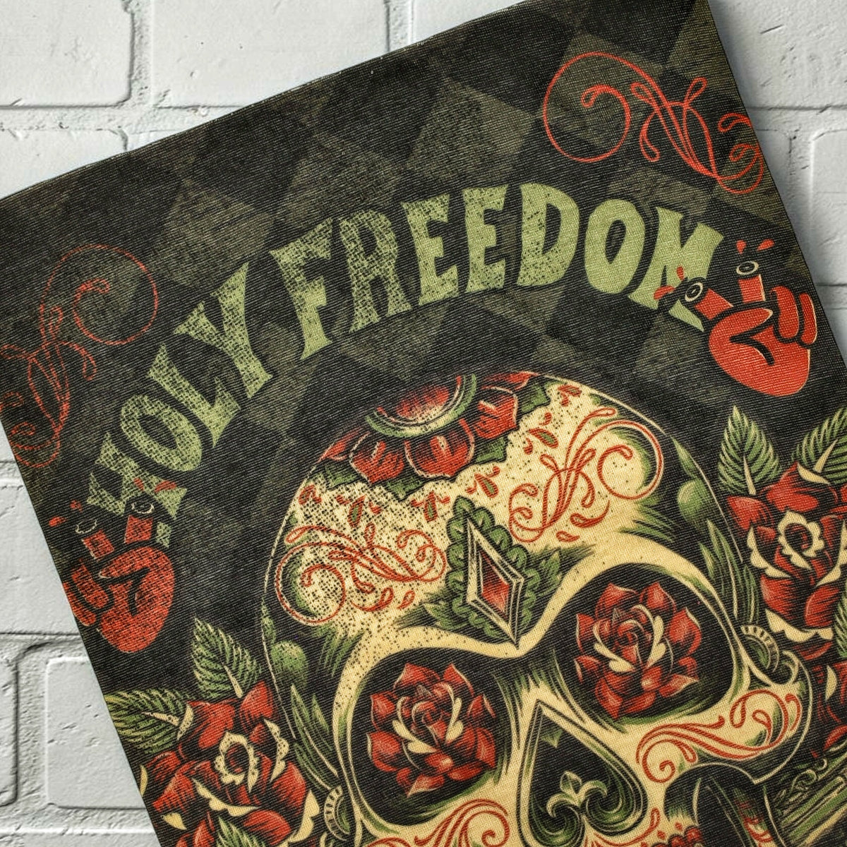 HOLYFREEDOM （ホーリーフリーダム）ネックチューブ "MULTI FUNCTION TUBULAR - LOS MUERTOS" 【Primaloft】