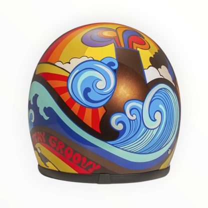 DMD ジェットヘルメット【RETROシリーズ】　”TRIP”  装飾品