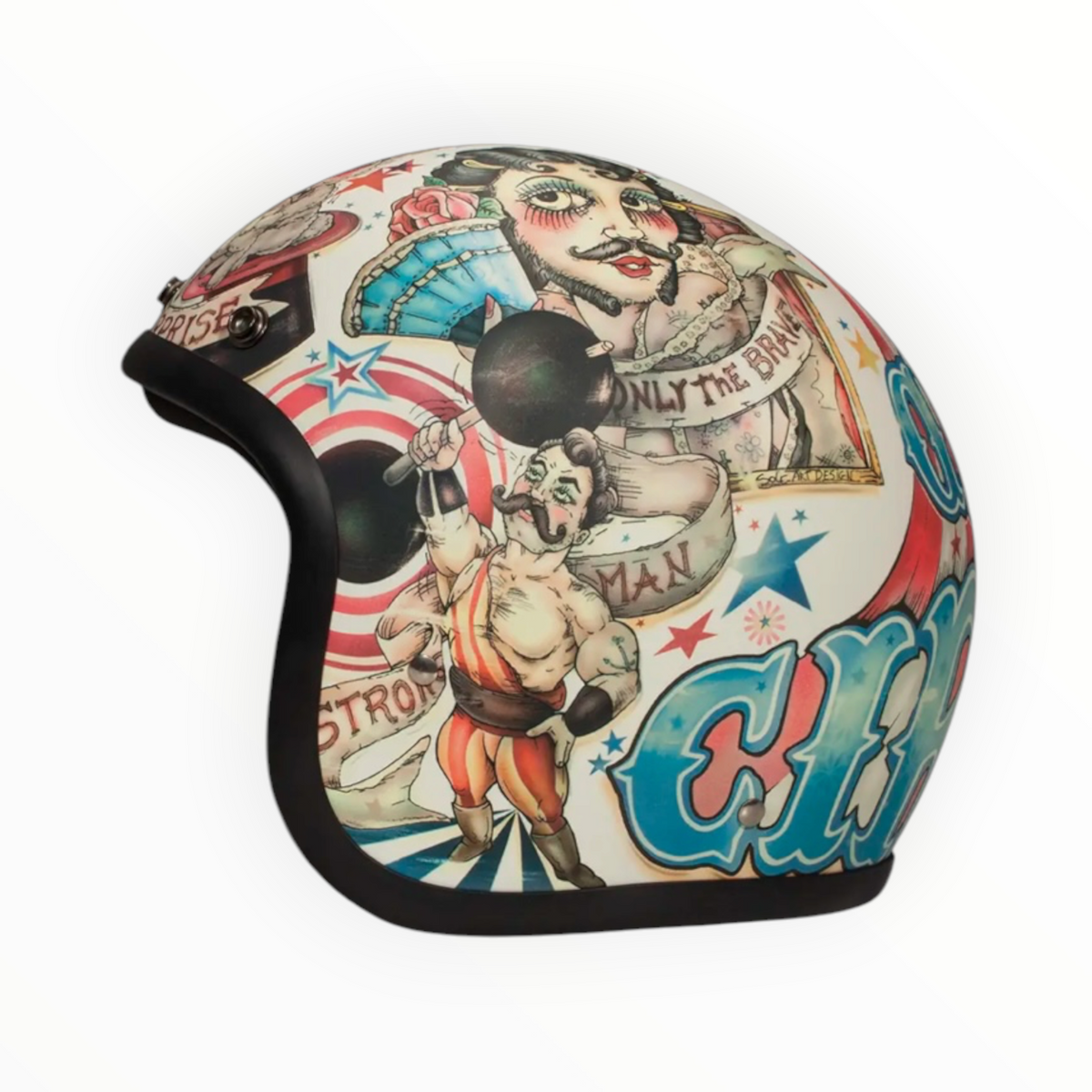 DMD ジェットヘルメット【RETROシリーズ】　”CIRCUS”  装飾品