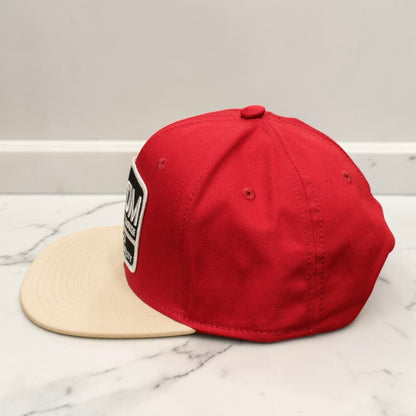 HOLYFREEDOM （ホーリーフリーダム）メッシュキャップ "HFRDM CAP" レッド/オフホワイト