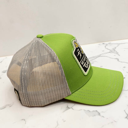 HOLYFREEDOM （ホーリーフリーダム）メッシュキャップ "EVERGREEN CAP" グリーン/グレー