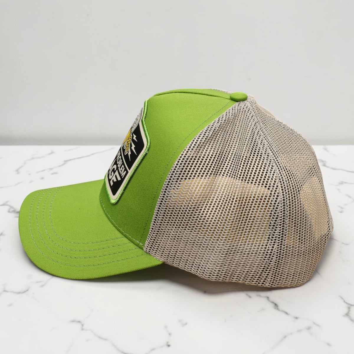 HOLYFREEDOM （ホーリーフリーダム）メッシュキャップ "EVERGREEN CAP" グリーン/グレー