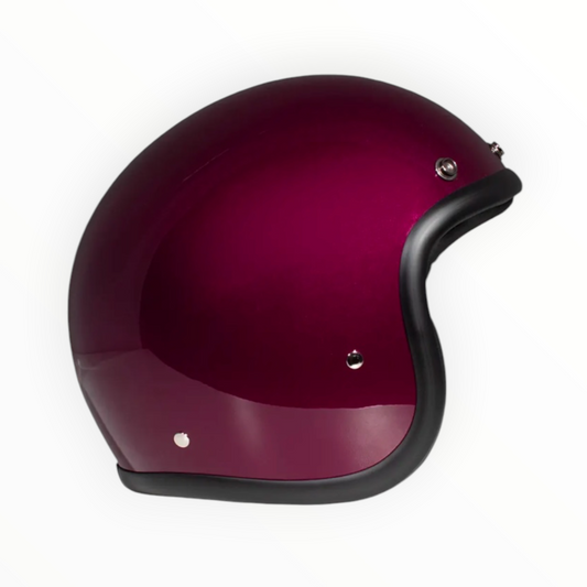 DMD ジェットヘルメット【RETROシリーズ】　”PURPLE SOLID”  装飾品