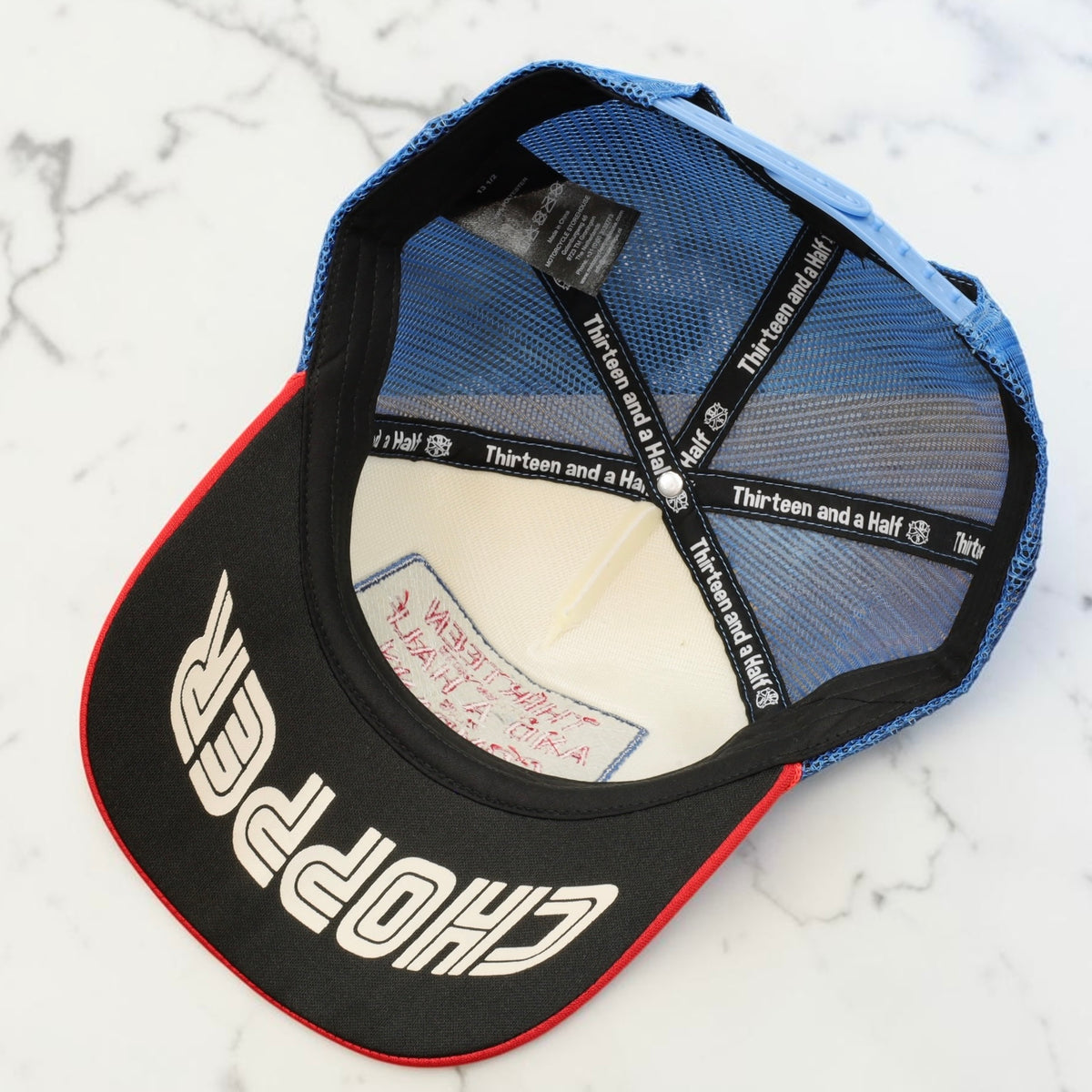 13 1/2 （サーティー アンド ア ハーフ）メッシュキャップ ”Outlaw club trucker cap"