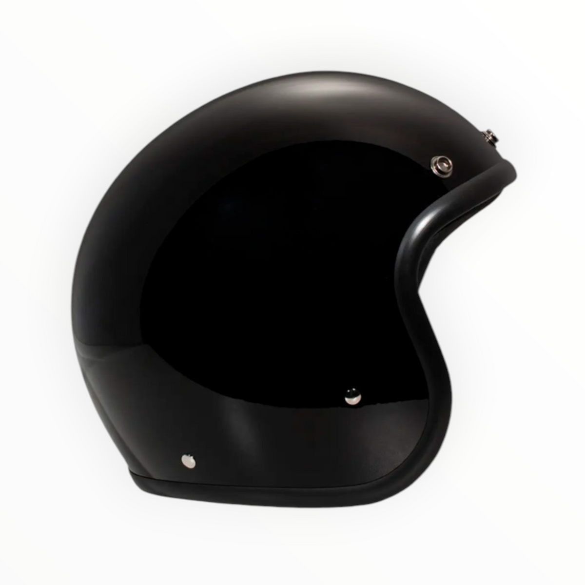 DMD ジェットヘルメット【RETROシリーズ】　”SOLID BLACK”  装飾品