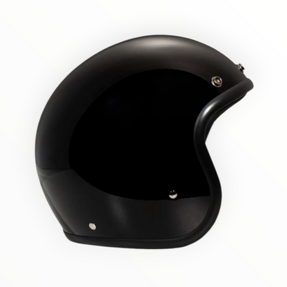 DMD ジェットヘルメット【RETROシリーズ】　”SOLID BLACK”  装飾品