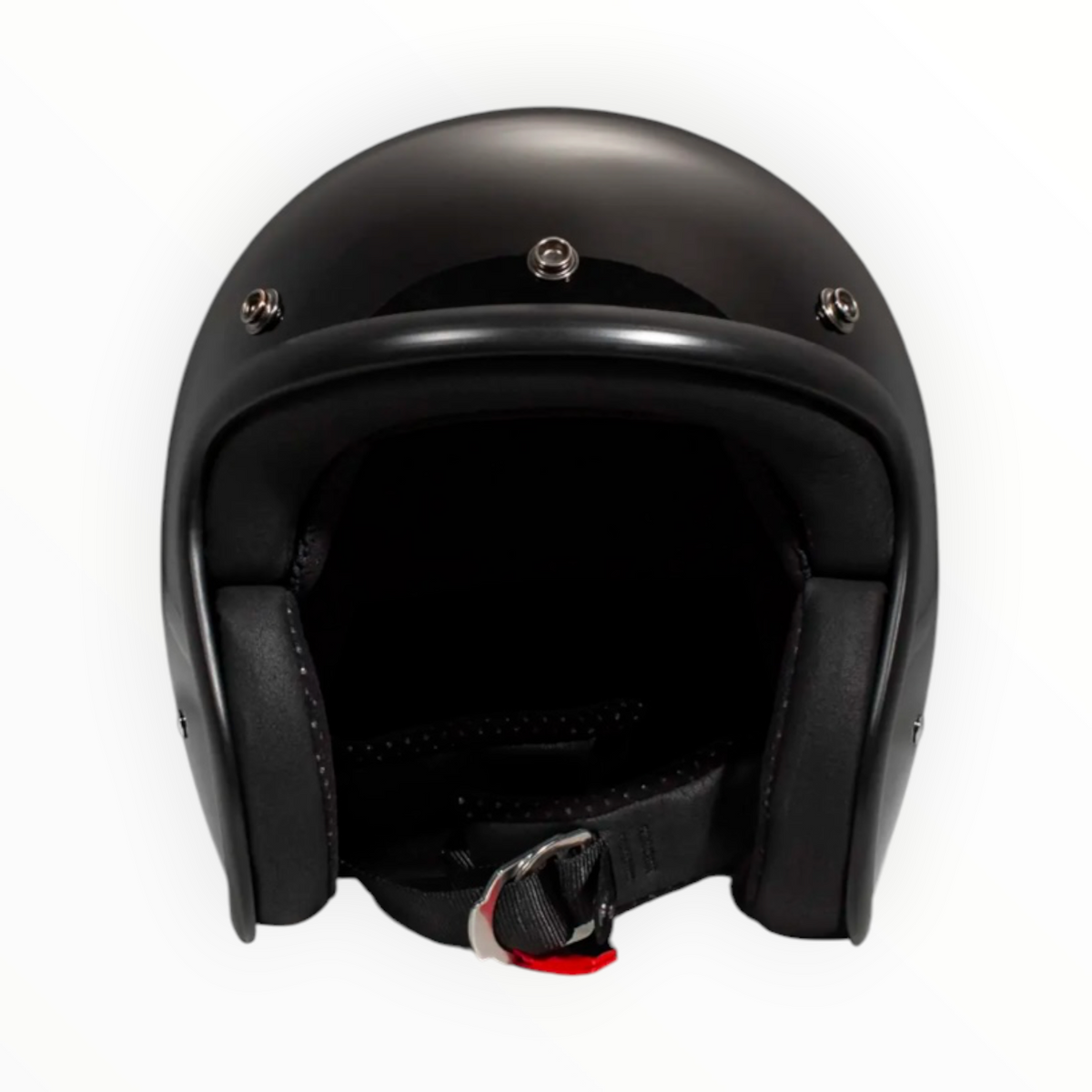 DMD ジェットヘルメット【RETROシリーズ】　”SOLID BLACK”  装飾品