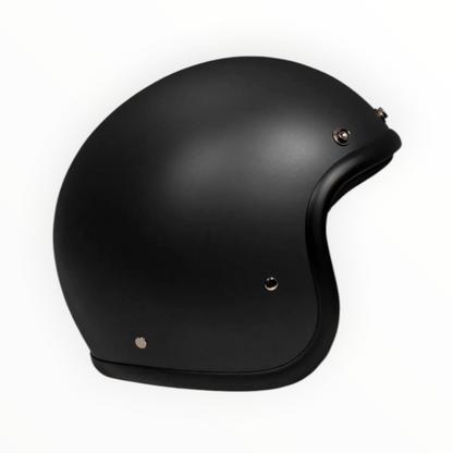 DMD ジェットヘルメット【RETROシリーズ】　”MATT BLACK”  装飾品