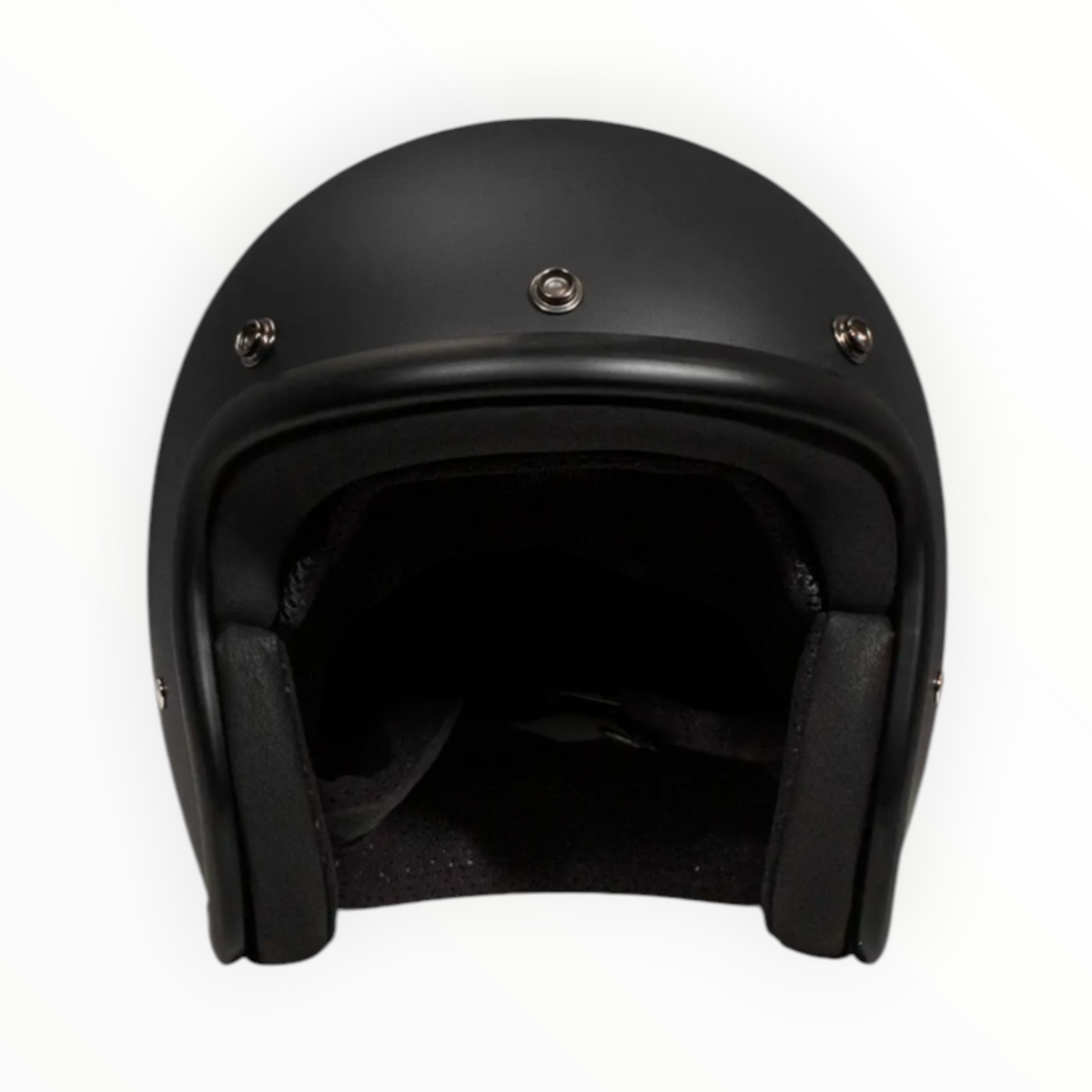 DMD ジェットヘルメット【RETROシリーズ】　”MATT BLACK”  装飾品