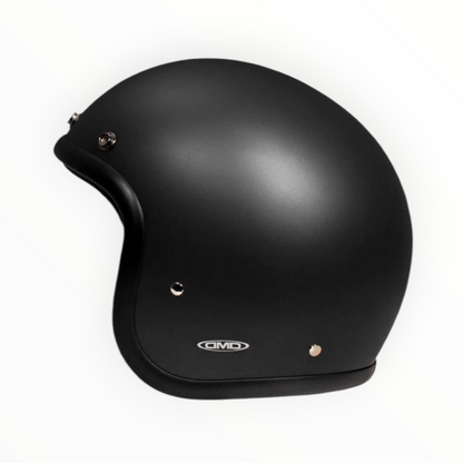 DMD ジェットヘルメット【RETROシリーズ】　”MATT BLACK”  装飾品