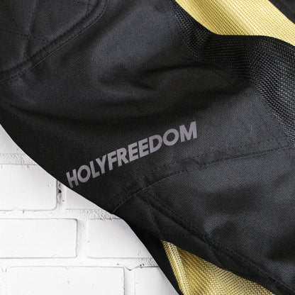 HOLYFREEDOM ホーリーフリーダム メッシュジャケット ”RETE GOLD JACKET”　【ブラック/ゴールド】