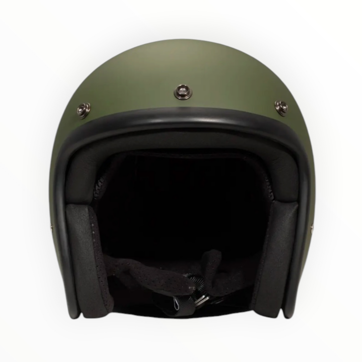 DMD ジェットヘルメット【RETROシリーズ】　”MATT GREEN”  装飾品