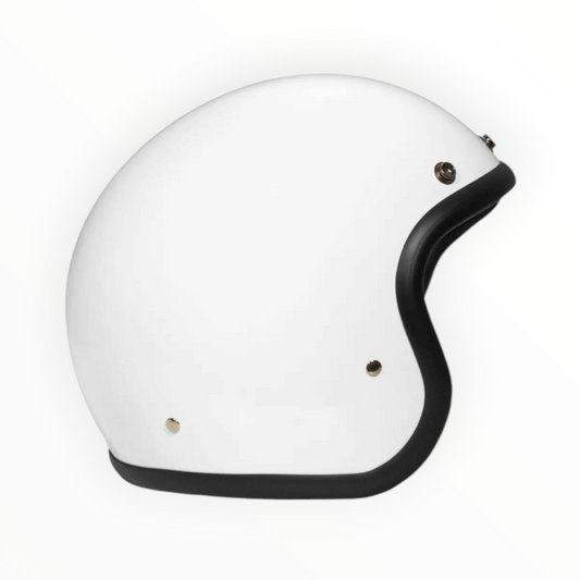DMD ジェットヘルメット【RETROシリーズ】　”SOLID WHITE”  装飾品