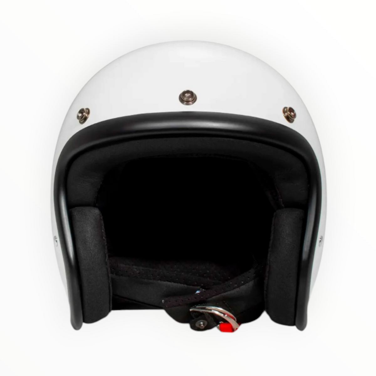 DMD ジェットヘルメット【RETROシリーズ】　”SOLID WHITE”  装飾品