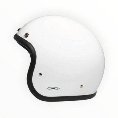 DMD ジェットヘルメット【RETROシリーズ】　”SOLID WHITE”  装飾品