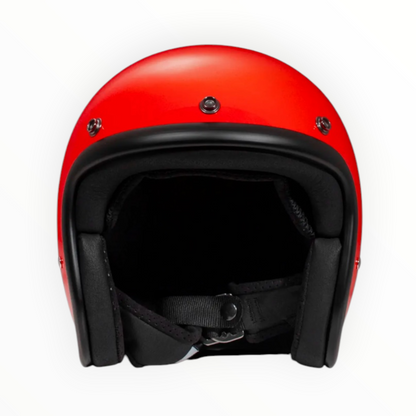 DMD ジェットヘルメット【RETROシリーズ】　”RED”  装飾品