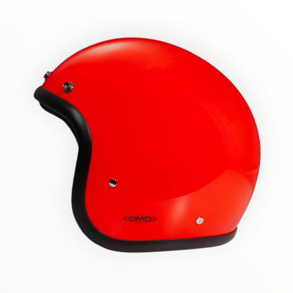 DMD ジェットヘルメット【RETROシリーズ】　”RED”  装飾品