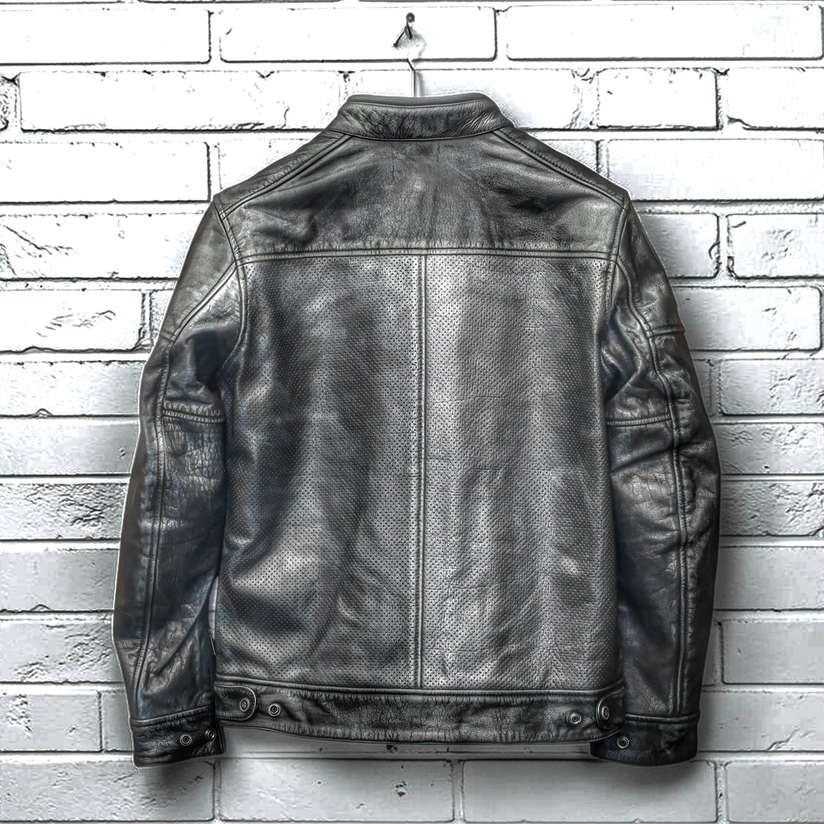 HOLYFREEDOM（ホーリーフリーダム）パンチングレザージャケット　”ZERO SUMMER BLACK JACKET”　【ブラック】
