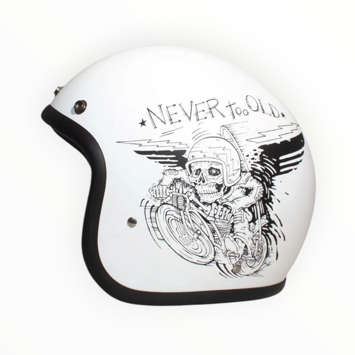 DMD ジェットヘルメット【RETROシリーズ】　”OLDIE”  装飾品