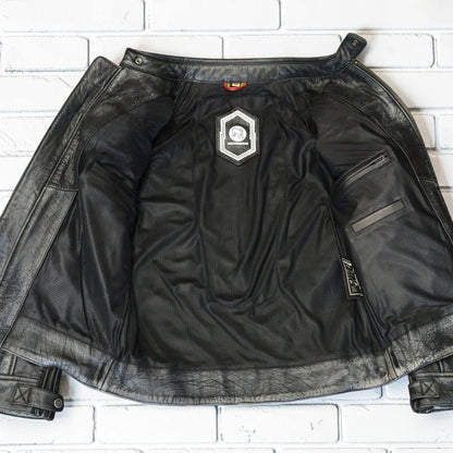HOLYFREEDOM（ホーリーフリーダム）パンチングレザージャケット　”ZERO SUMMER BLACK JACKET”　【ブラック】