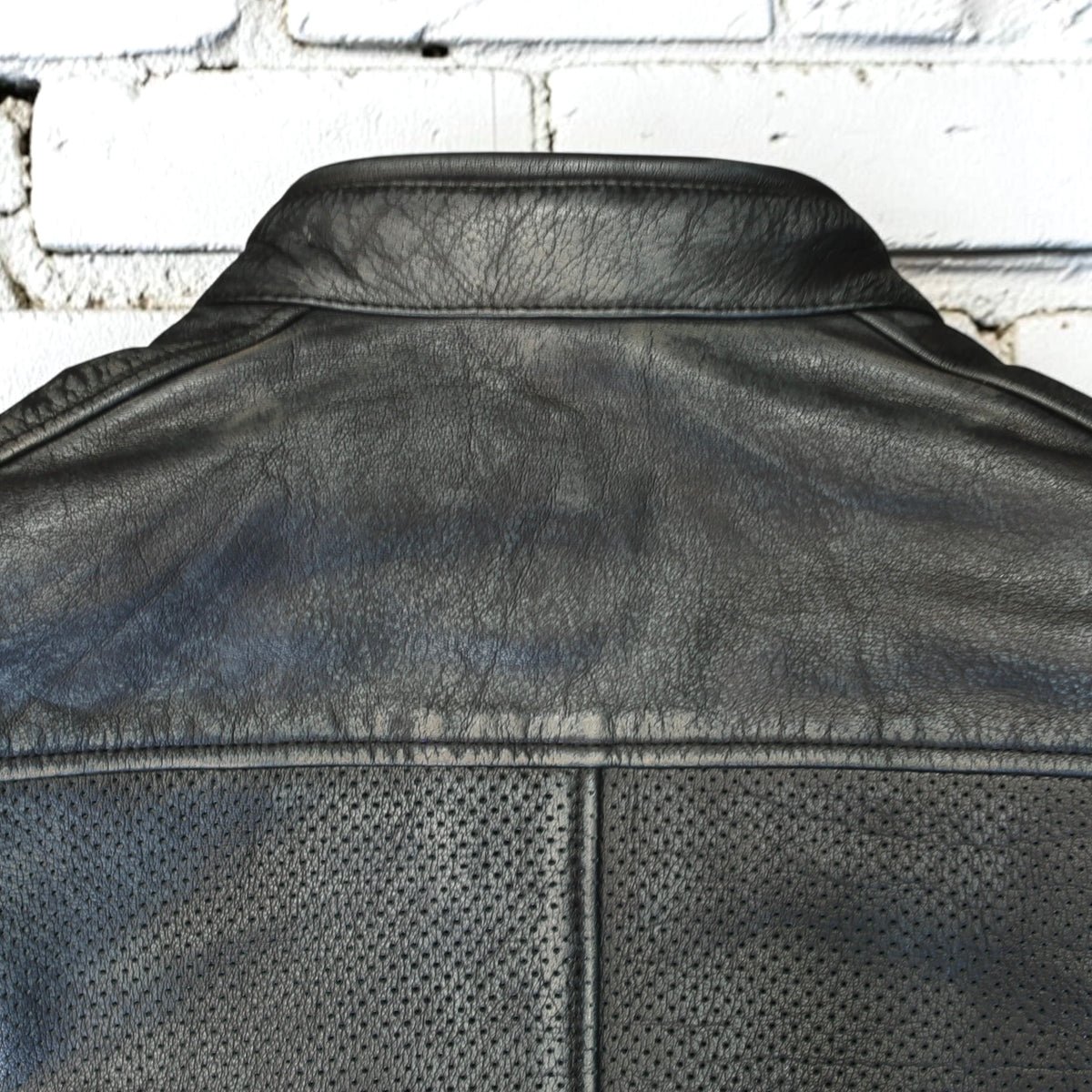 HOLYFREEDOM（ホーリーフリーダム）パンチングレザージャケット　”ZERO SUMMER BLACK JACKET”　【ブラック】