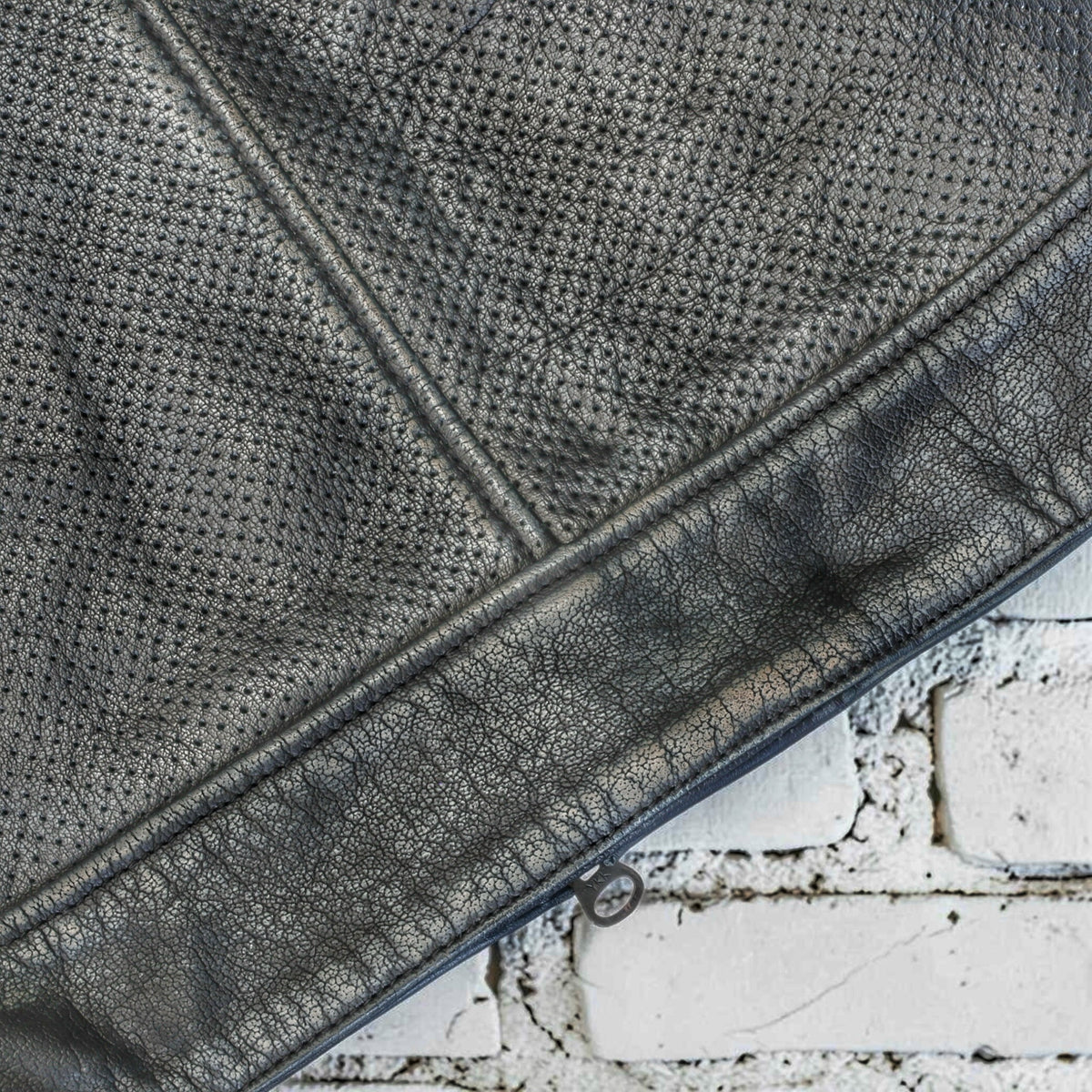 HOLYFREEDOM（ホーリーフリーダム）パンチングレザージャケット　”ZERO SUMMER BLACK JACKET”　【ブラック】