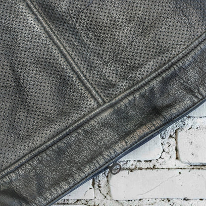 HOLYFREEDOM（ホーリーフリーダム）パンチングレザージャケット　”ZERO SUMMER BLACK JACKET”　【ブラック】