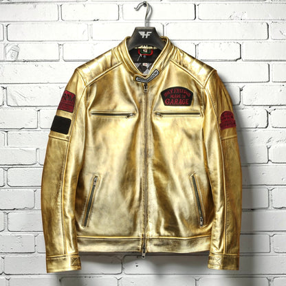 HOLYFREEDOM ホーリーフリーダム レザージャケット ”ZERO LINGOTTO JACKET”　【ゴールド】