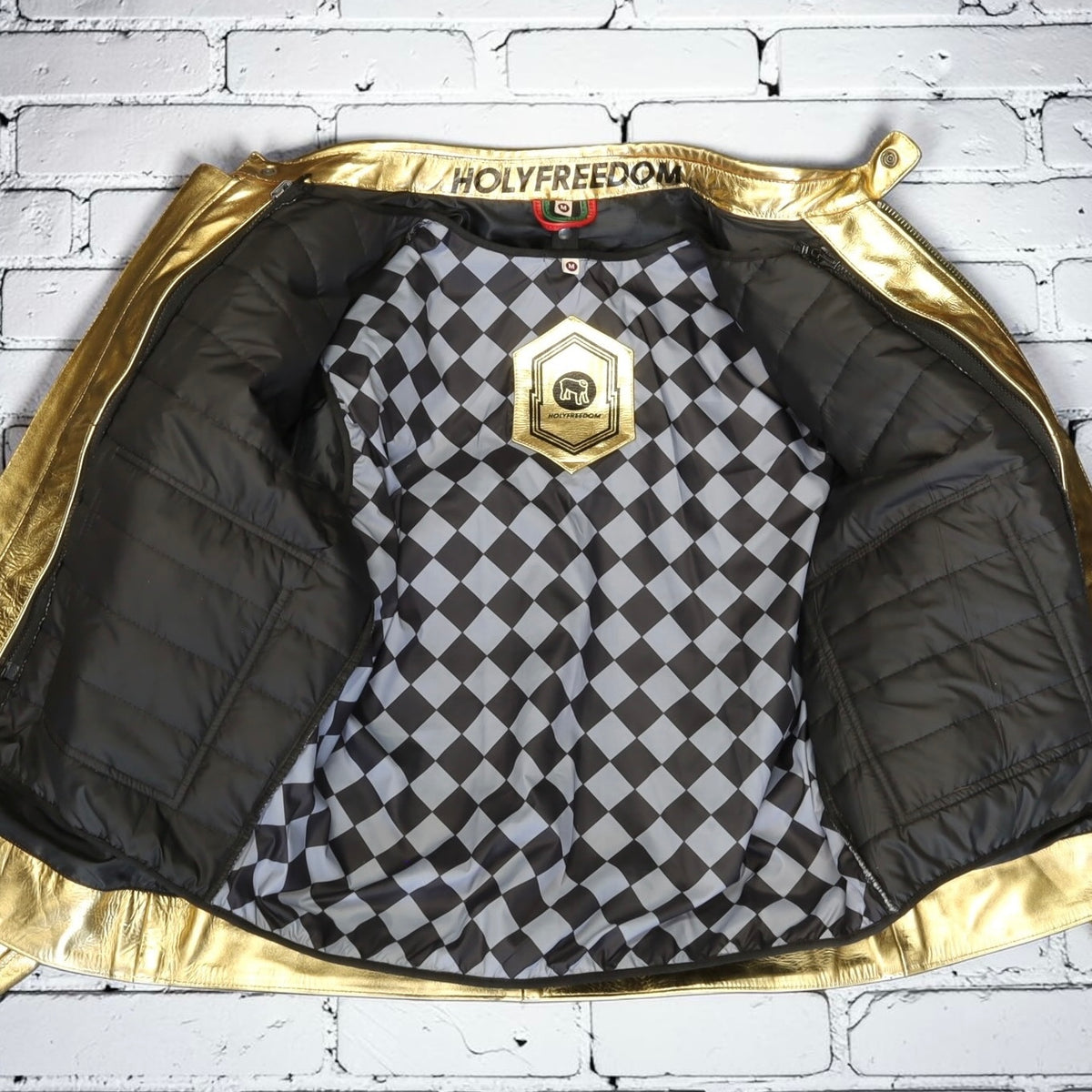HOLYFREEDOM ホーリーフリーダム レザージャケット ”ZERO LINGOTTO JACKET”　【ゴールド】