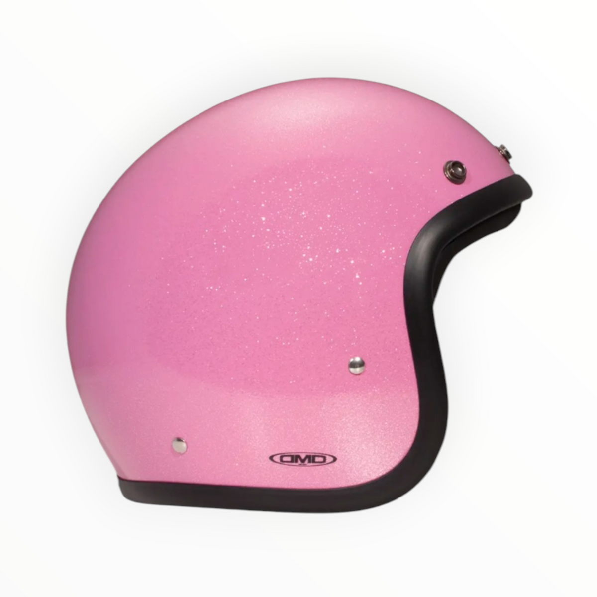 DMD ジェットヘルメット【RETROシリーズ】　”GLITTER PINK”  装飾品