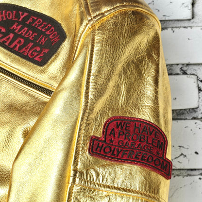 HOLYFREEDOM ホーリーフリーダム レザージャケット ”ZERO LINGOTTO JACKET”　【ゴールド】