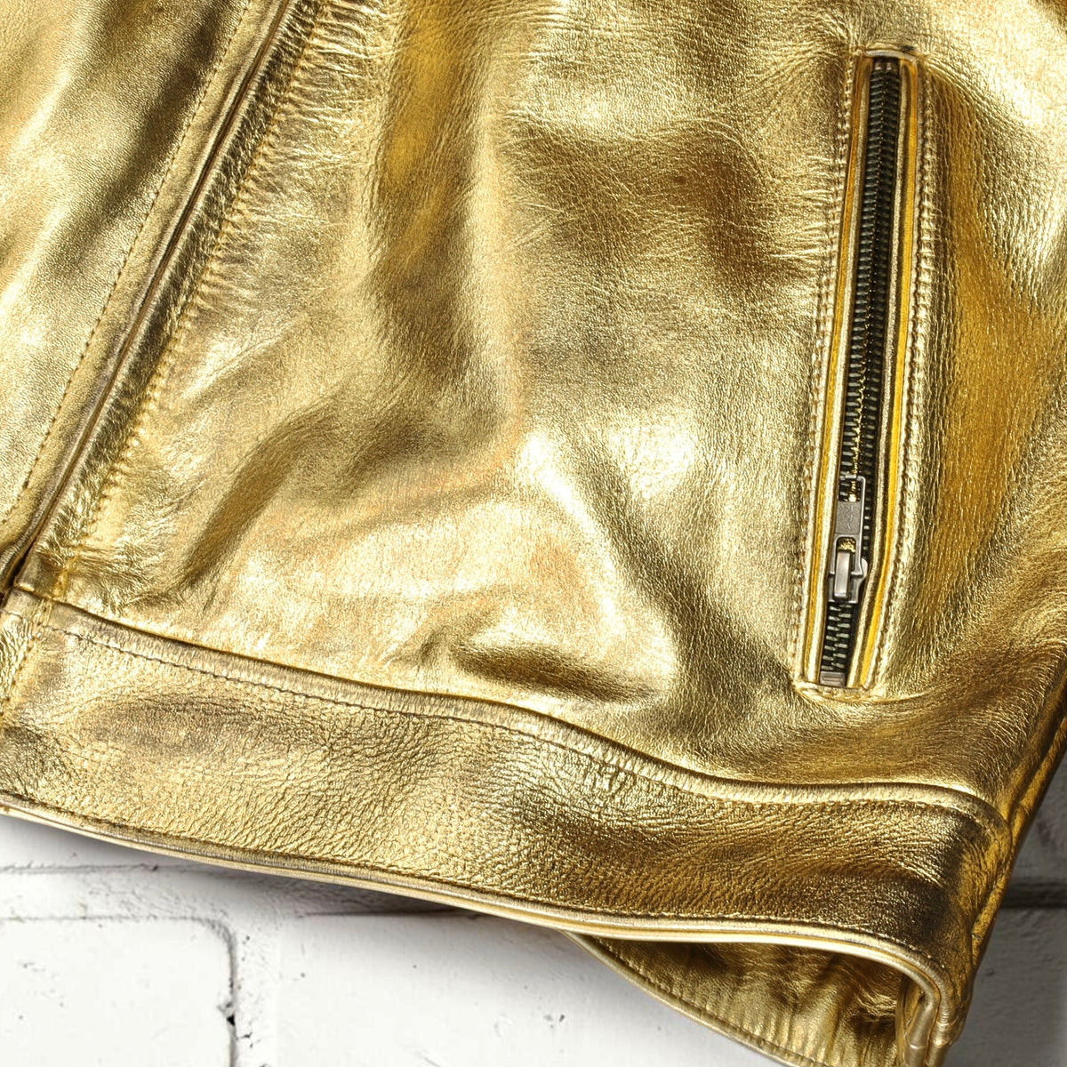 HOLYFREEDOM ホーリーフリーダム レザージャケット ”ZERO LINGOTTO JACKET”　【ゴールド】